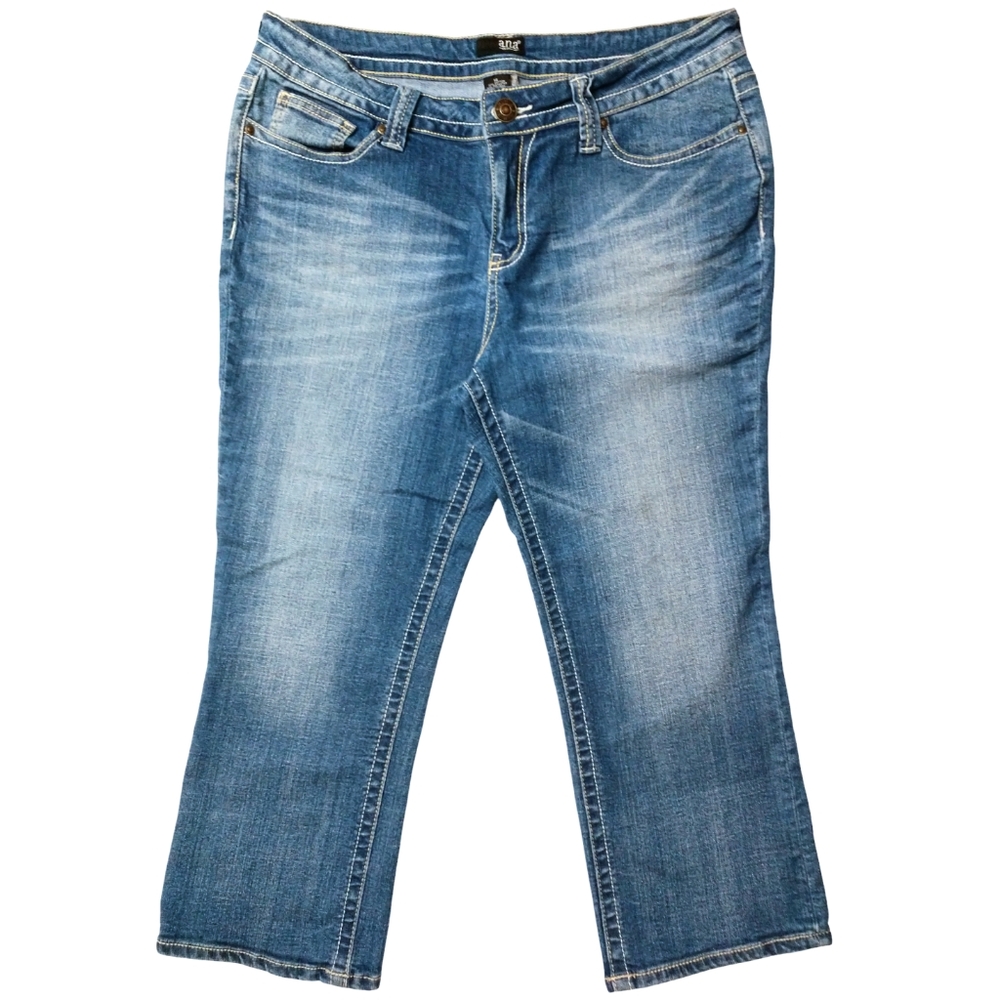 A.n.a Women's Denim Capri Jeans Size 14